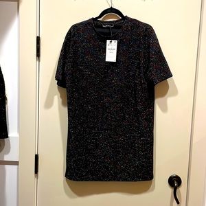 Zara Holiday Party Sparkle dress NWT